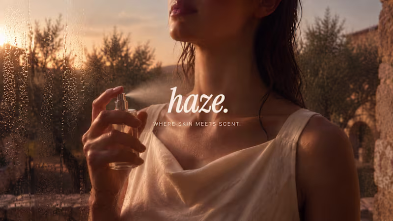 Cover image for Haze: Fragrance House Brand Identity and Art Direction