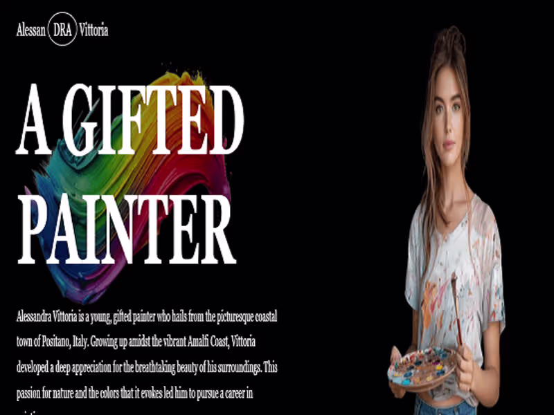 Cover image for Alessandra Vittoria - Painter Portfolio