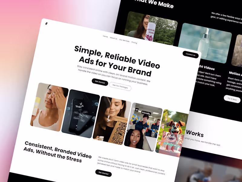 Cover image for A snapshot from a recent project. Motion-Roo -Redesign