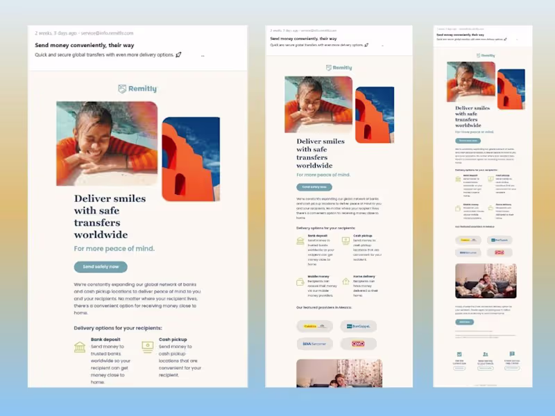 Cover image for Bank Transfer Newsletter Design | Email Design
