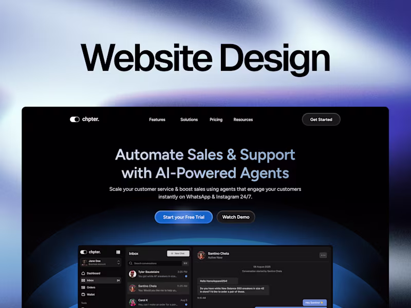 Cover image for Website Design