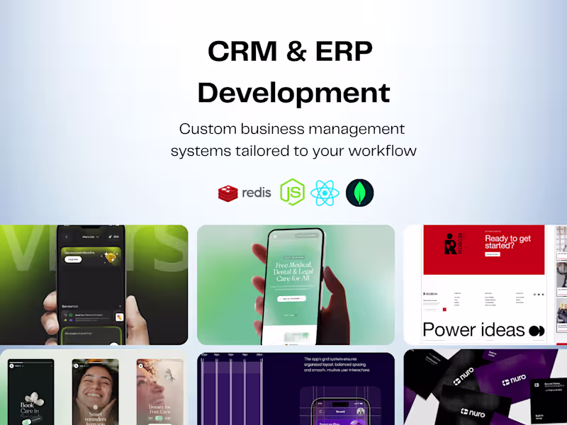 Cover image for CRM & ERP Development