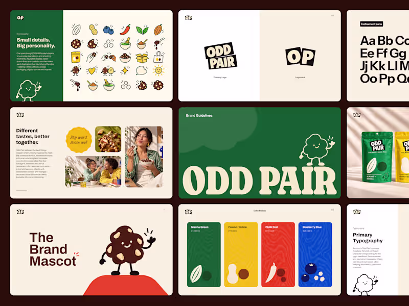 Cover image for ODD PAIR — Brand Identity