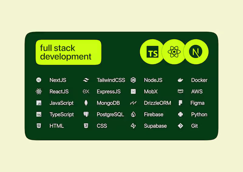 Cover image for Full Stack Development