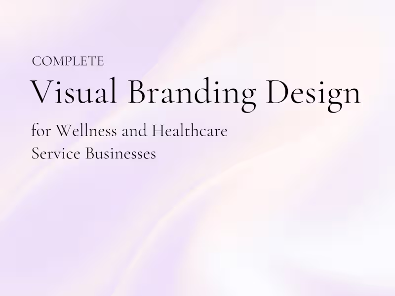 Cover image for  Complete Visual Identity Design