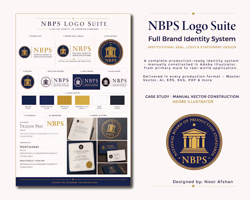 Cover image for NBPS Logo & Brand Identity System