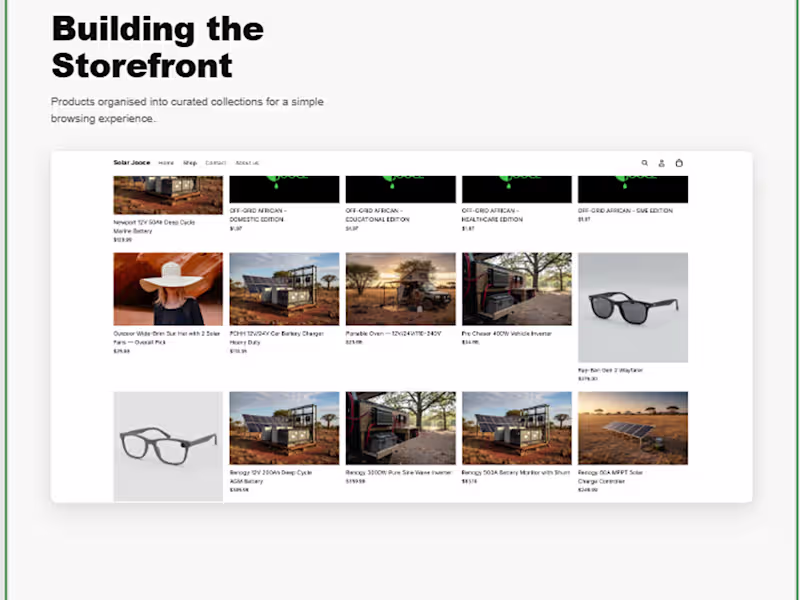 Cover image for Solar Jooce Shopify Affiliate Store