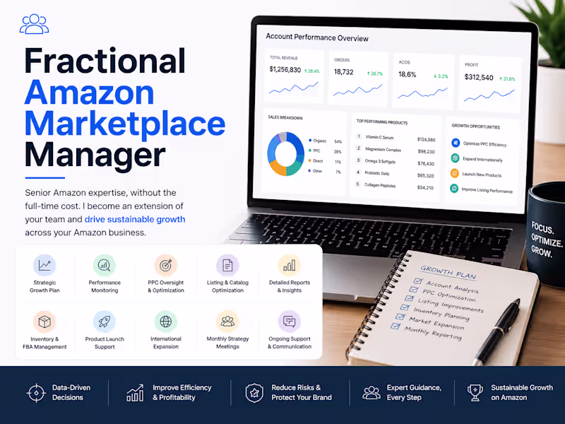 Cover image for Fractional Amazon Marketplace Manager