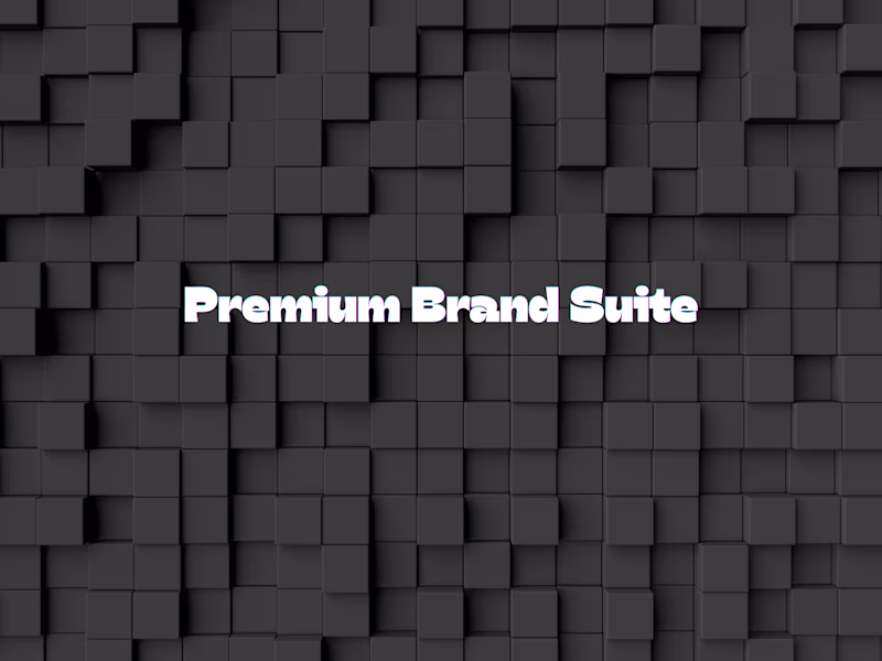 Cover image for Premium Brand suite
