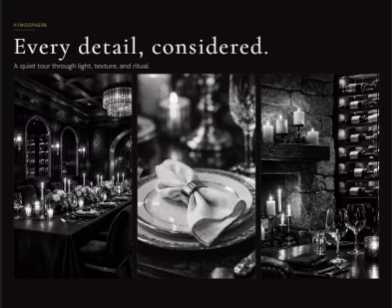 Cover image for Design phase: COMPLETE.

The fine dining