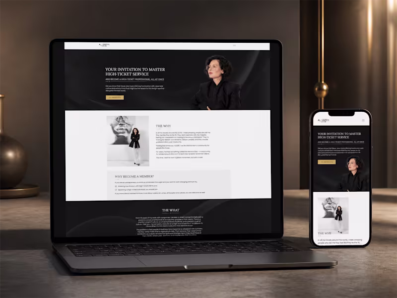 Cover image for Kajabi Membership Website for a Coaching Community