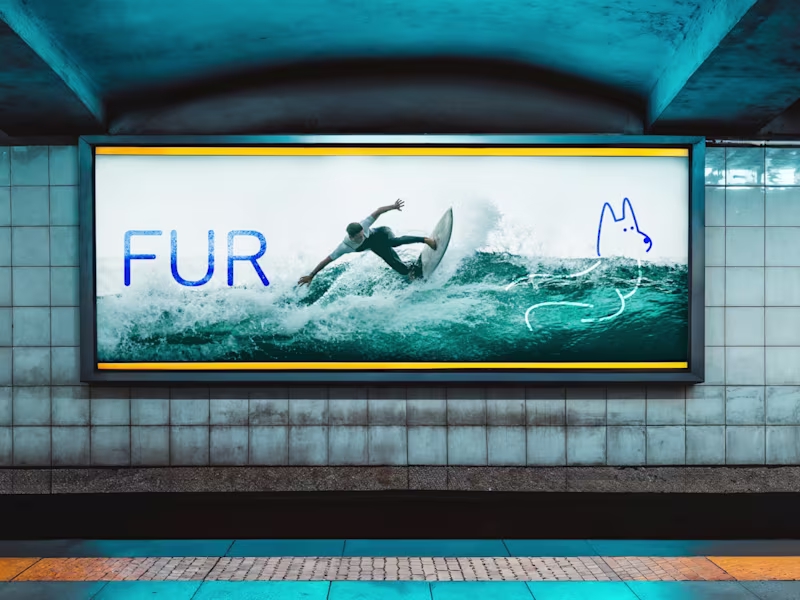 Cover image for FUR — Marine Sports Brand Identity & App Design