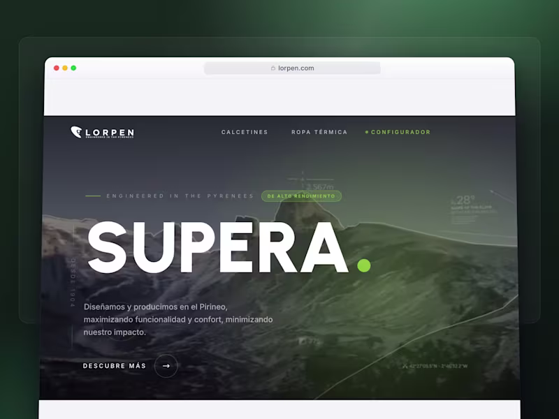 Cover image for Lorpen — corporate site, B2C store and B2B dealer portal