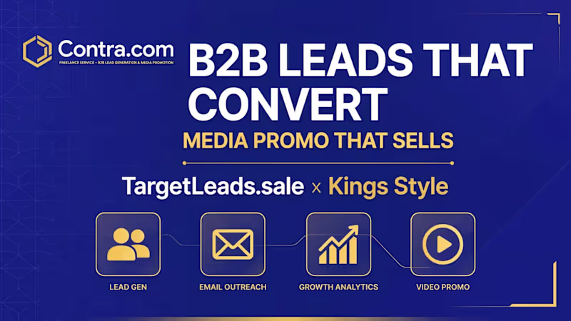 Cover image for I Will Generate Verified B2B