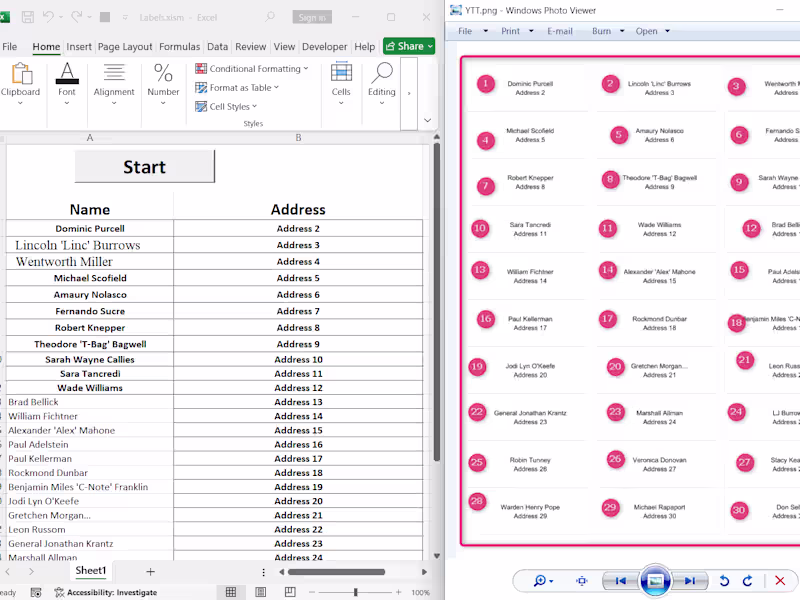 Cover image for You will get an Excel app to label your data on Avery templates