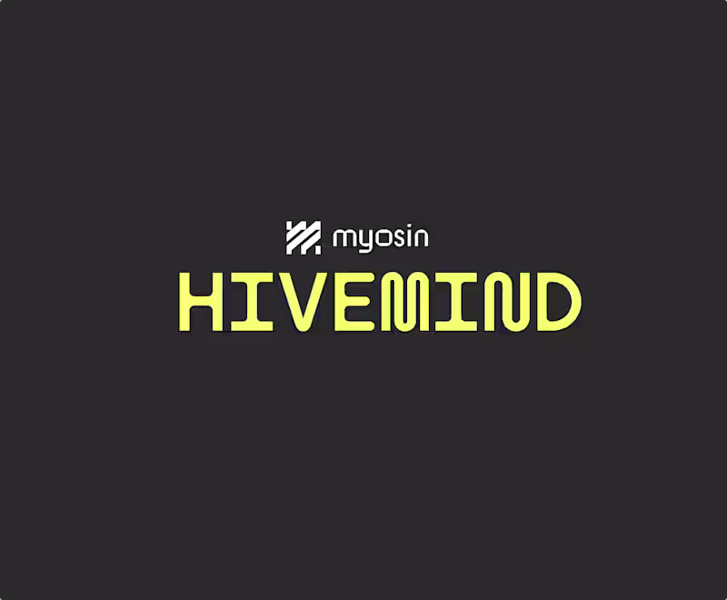 Cover image for myosin hivemind