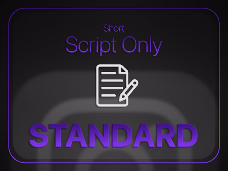 Cover image for Short - Script Only - Standard