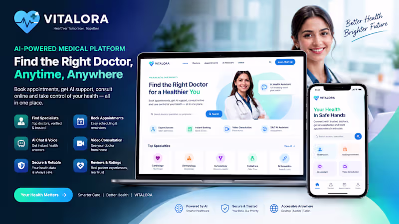 Cover image for VITALORAAIHealthcarePlatform