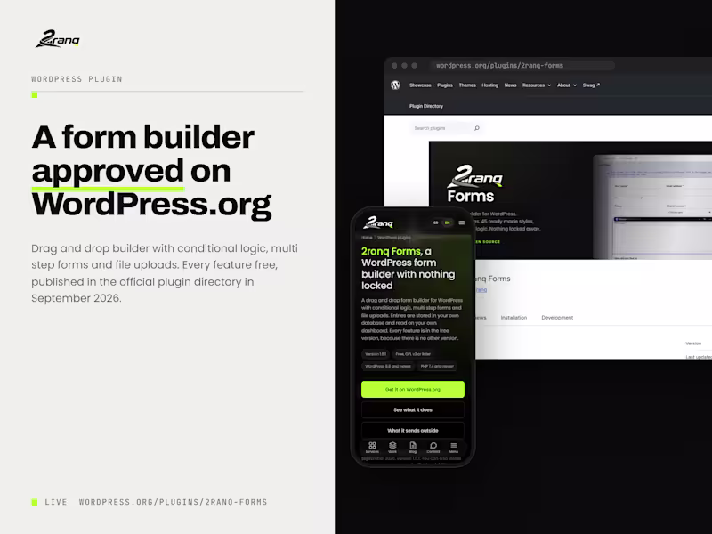 Cover image for WordPress Plugin Published on WordPress.org