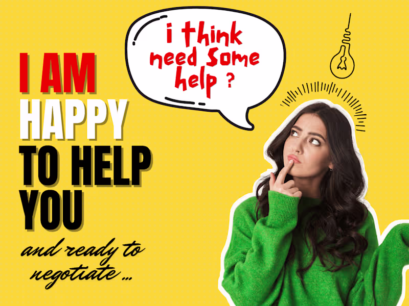 Cover image for Happy to design for you