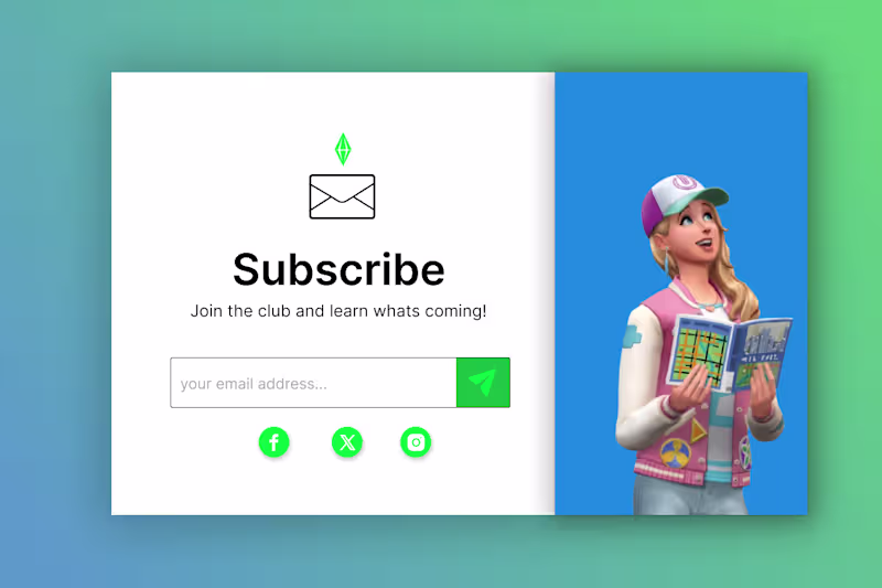 Cover image for Day 026 — Subscribe | 100 days UI challenge