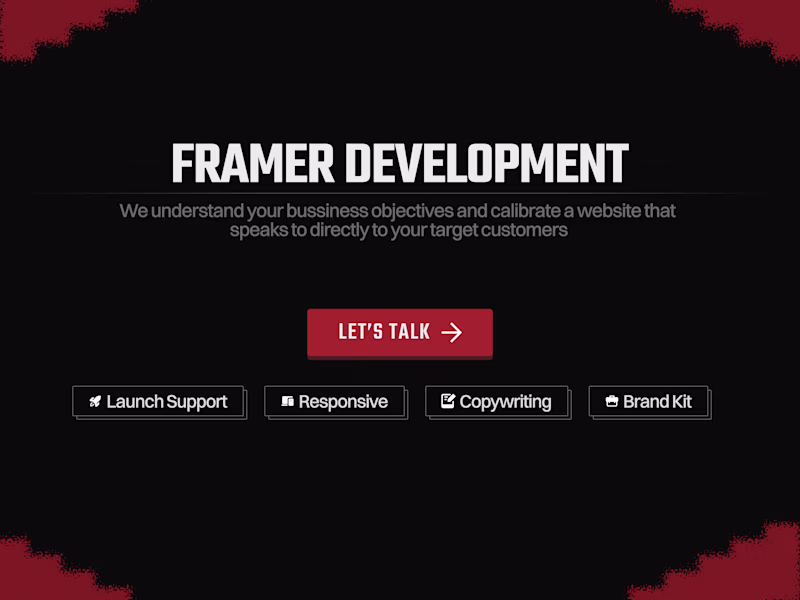 Cover image for Framer Development - Let the world access your business