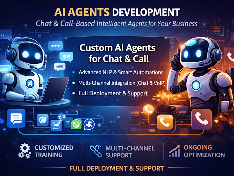 Cover image for Ai Agent Chat and call based