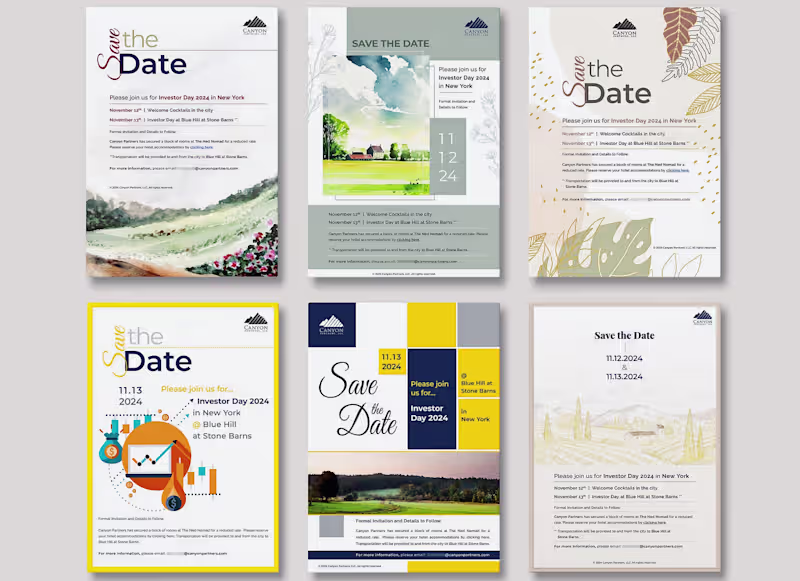 Cover image for Save-the-Date Evite Concept