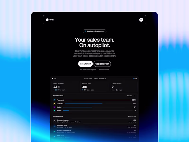 Cover image for Relav — Design & Conversion Breakdown