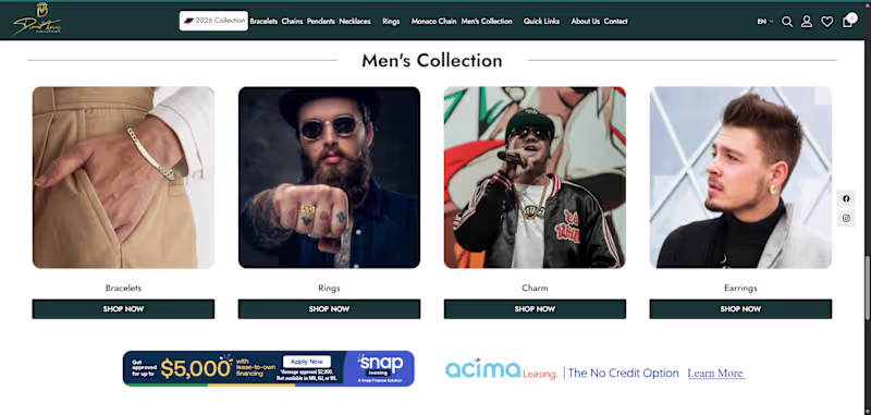 Cover image for High-End Jewelry E-Commerce Store