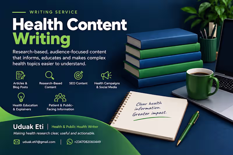Cover image for Health Content Writing