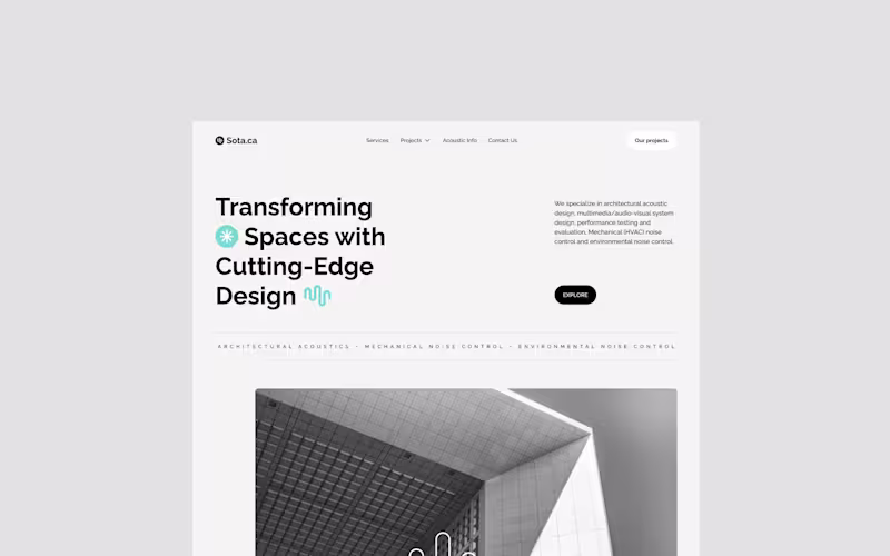 Cover image for Sota.ca — Responsive Website