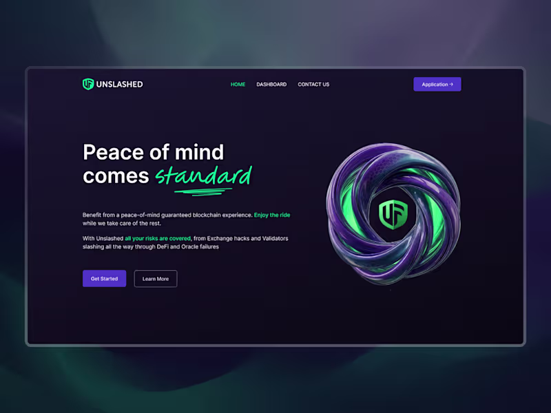 Cover image for Unslashed Finance - Decentralized Insurance Platform