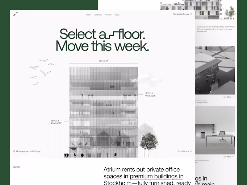 Cover image for Designed the website concept for
