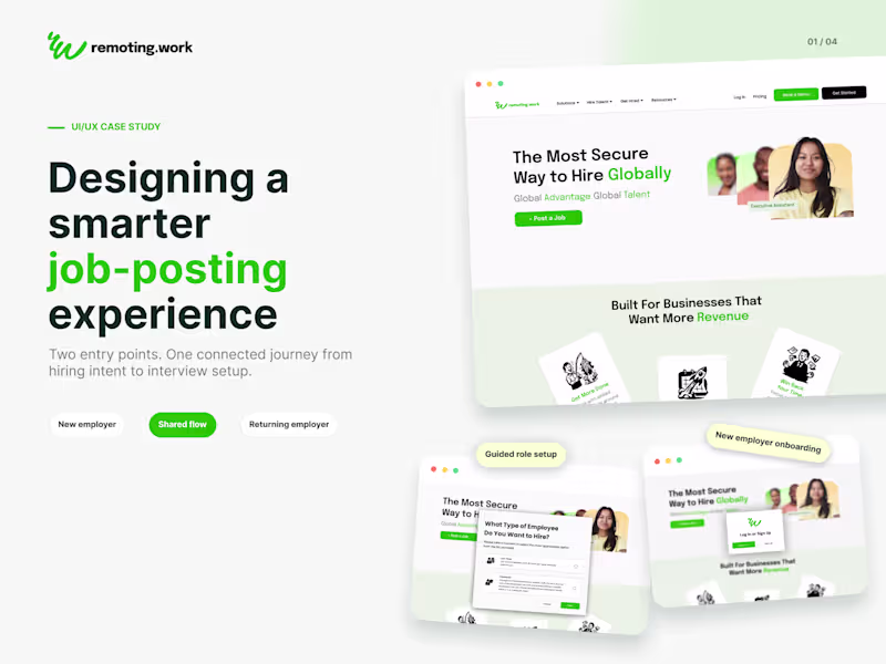 Cover image for Designing a Smarter Job-Posting Experience