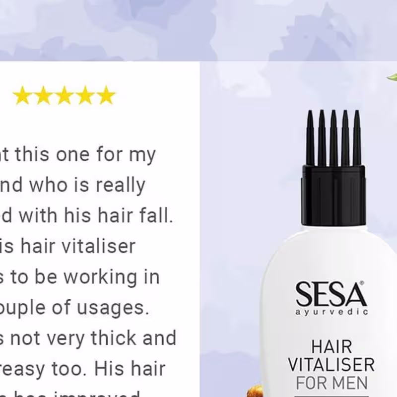 Cover image for Sesa on Instagram: “Nidhi Mangla bought Sesa Hair Vitaliser for…