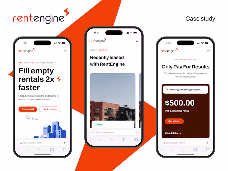 Cover image for Rentengine platform redesign