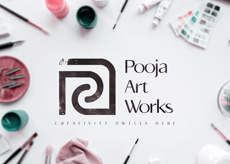 Cover image for Pooja Art Works | Logo & Brand Mark Design