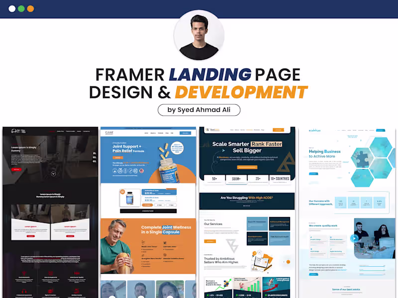 Cover image for UI/UX Website Design | Framer