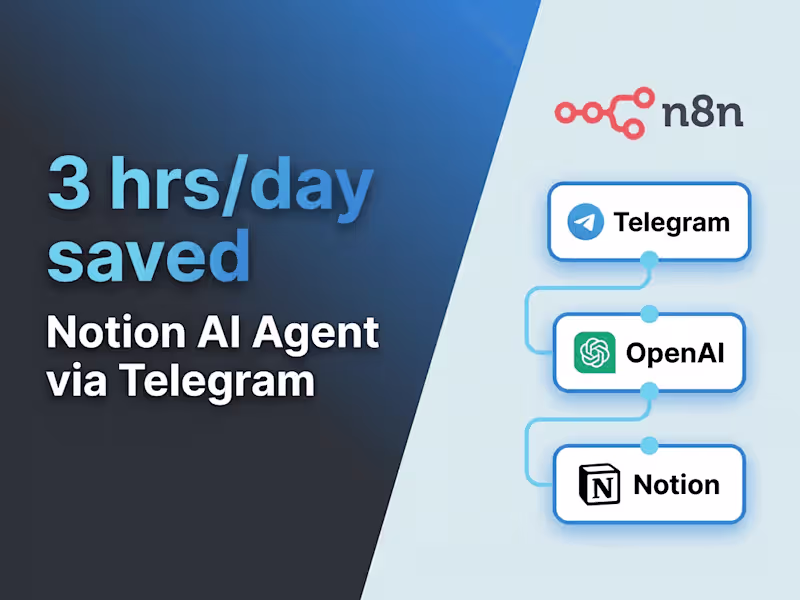 Cover image for Notion AI Agent powered by Whatsapp/Telegram