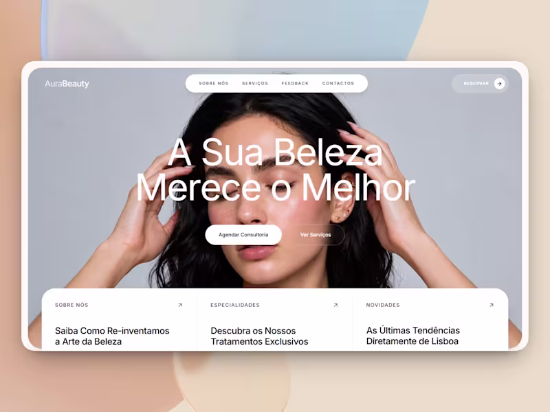 Cover image for Aura Beauty - Premium Beauty & Wellness Landing Page