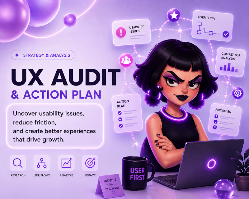 Cover image for UX Audit & Action Plan for SaaS, Startups & Landing Pages