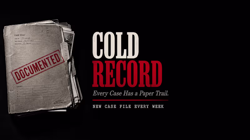 Cover image for Cold Record — Forensic Brand Identity for Crime