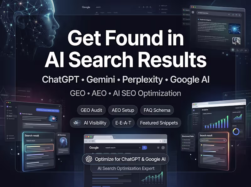 Cover image for Website Optimized for GEO, AEO and AI Search Engines