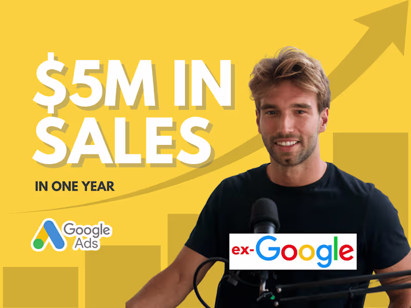 Cover image for $5M Sales in 1 Year for New Wellness Brand Using Google Ads