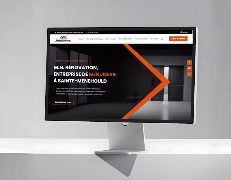 Cover image for MN-Réno – Renovation Website Design & Development