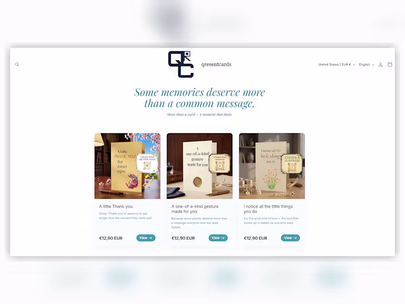 Cover image for Shopify QR Card Personalization Project