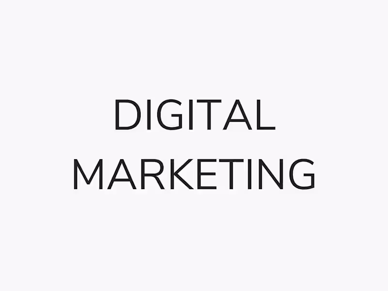 Cover image for Digital Marketing 