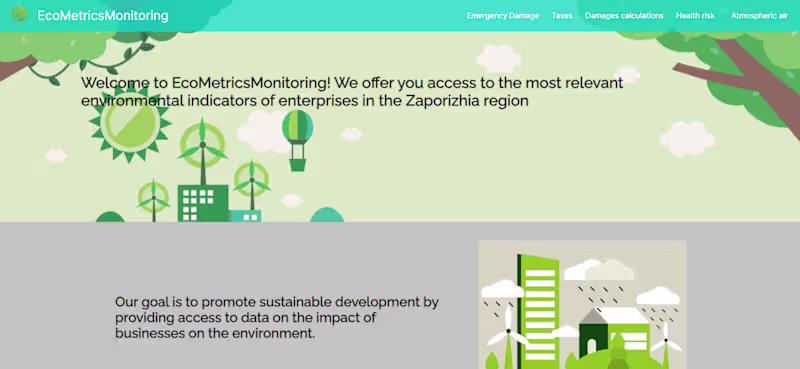 Cover image for Website for Processing Indicators of Air Emissions