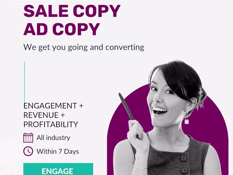 Cover image for Unleash the Power of Words:Captivating Sale Ad Copy that sells! 